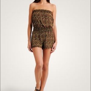 Forever 21 Floral Romper M